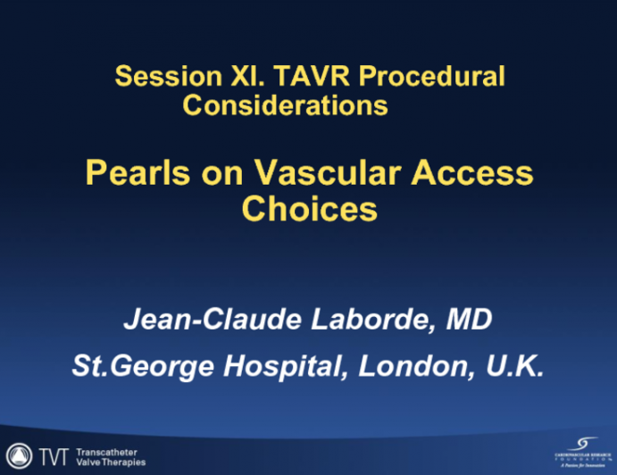 Pearls on Vascular Access Choices