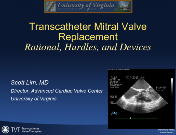 Transcatheter Mitral Valve Replacement: Rationale, Hurdles, and Devices