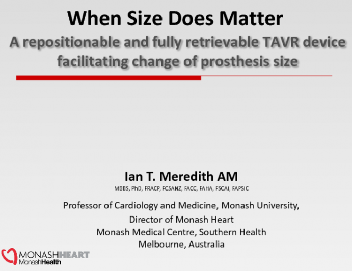 When Size Does Matter: The First Case Of A TAVR Device Resheathing and Size Change