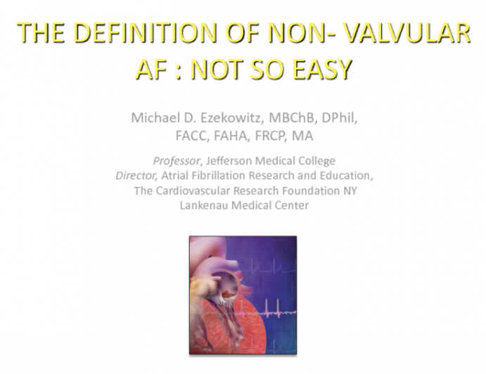 Defining Nonvalvular A-fib: Not So Simple