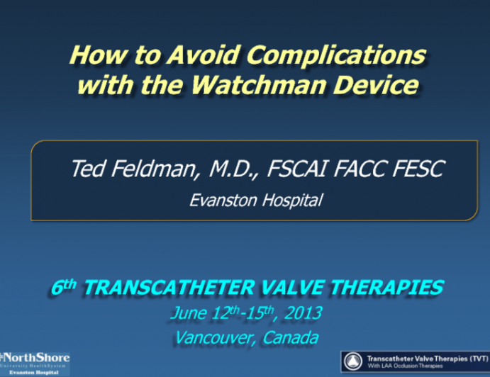 How to Avoid Complications with the Watchman Device