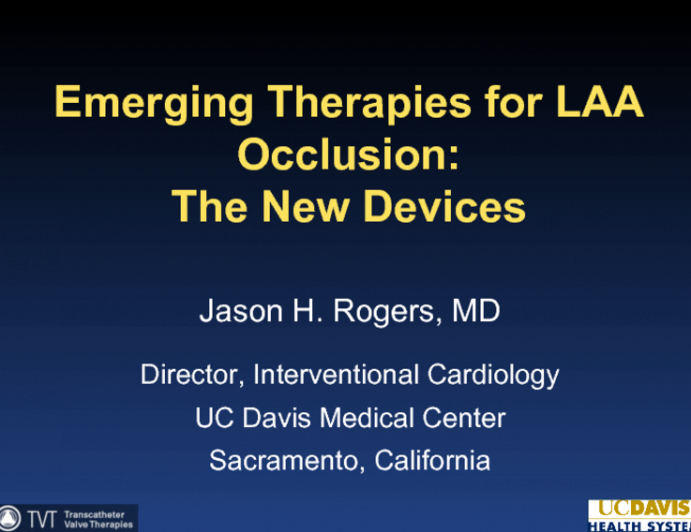 Emerging Therapies For LAA Occlusion: The New Devices | Tctmd.com