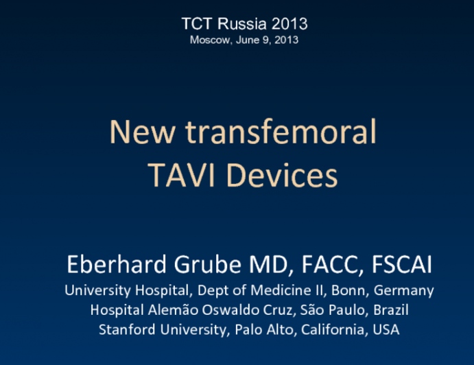 New Transfemoral TAVI Devices