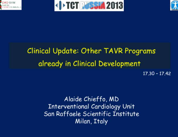 Clinical Update: Other TAVR Programs Already in Clinical Development