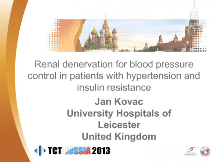 Renal Denervation for Blood Pressure Control in Patients with Hypertension and Insulin Resistance