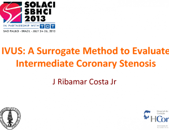 IVUS: A Surrogate Method to Evaluate Intermediate Coronary Stenosis