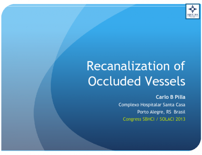 Recanalization of Occluded Vessels
