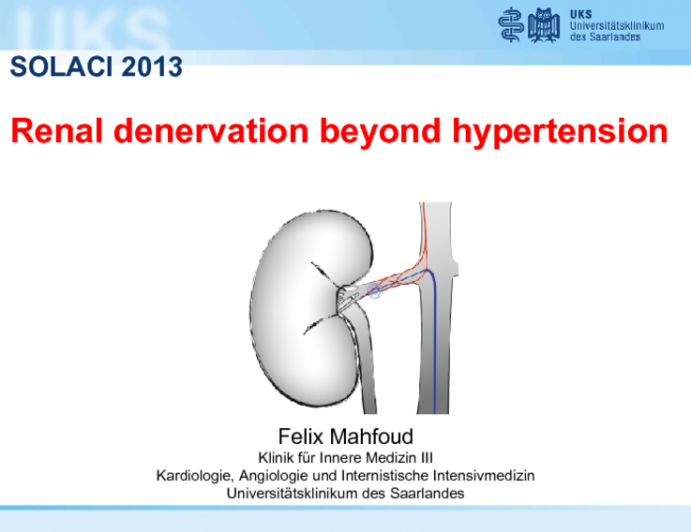 Renal Denervation Beyond Hypertension