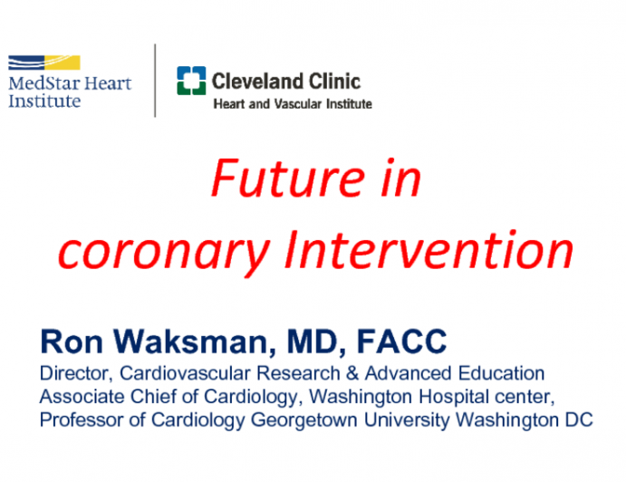 Future in Coronary Intervention