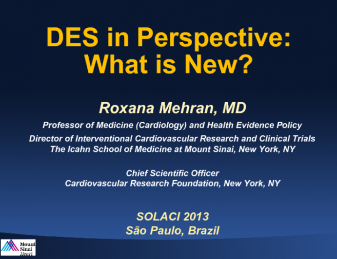 DES in Perspective: What is New?