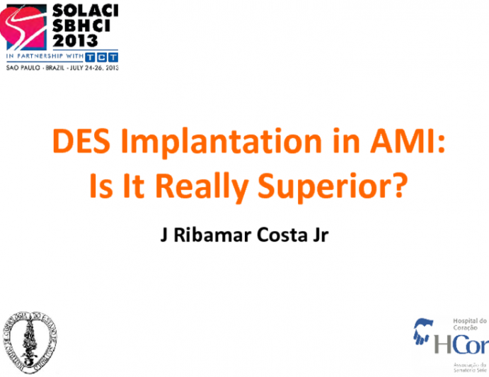 DES Implantation in AMI: Is It Really Superior?