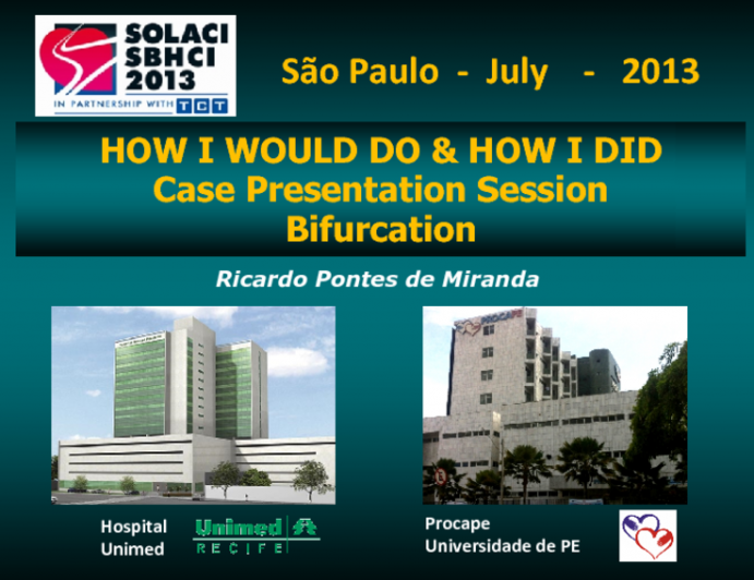 How I Would Do & How I Did: Case Presentation Session Bifurcation