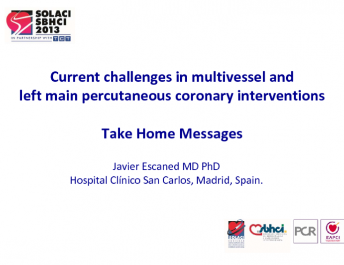 Current Challenges in Multivessel and Left Main Percutaneous Coronary Interventions: Take Home Messages