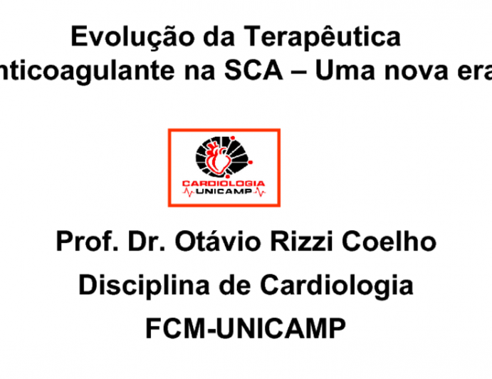 Evolução da Terapêutica Anticoagulante na SCA: Uma Nova Era