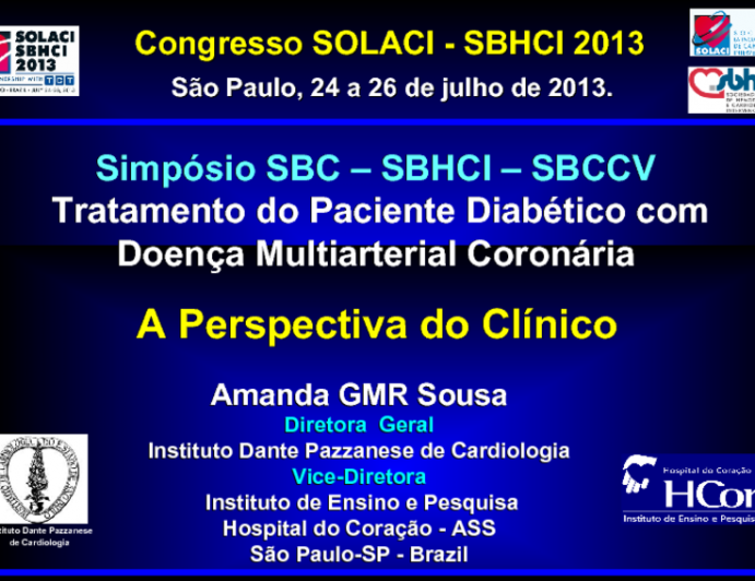 Tratamento do Paciente Diabético com Doença Multiarterial Coronária