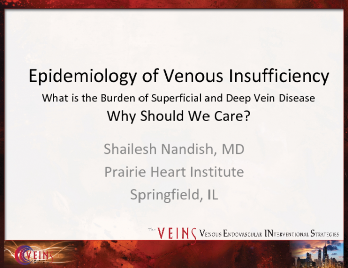 Epidemiology of Venous Insufficiency