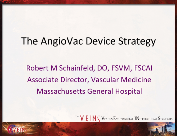 The AngioVac Device Strategy