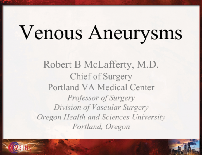 Venous Aneurysms