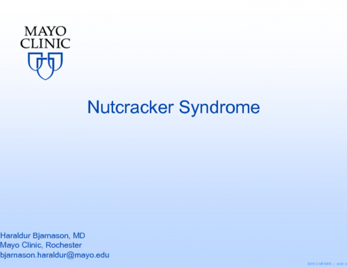 Nutcracker Syndrome