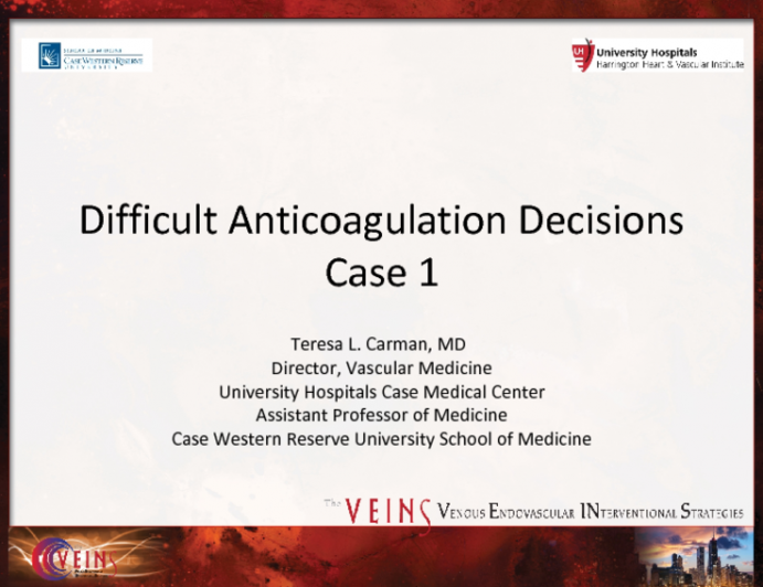 Difficult Anticoagulation Decisions: Case 1