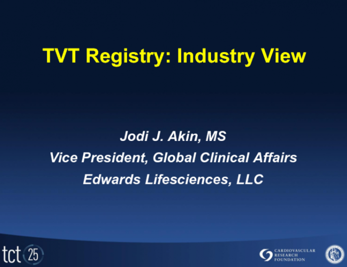 TVT Registry: Industry View