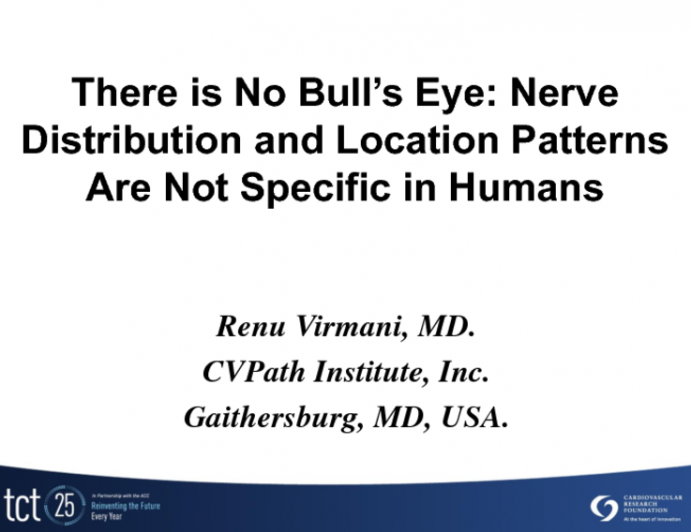 There is No Bull's-eye: Nerve Distribution and Location Patterns Are Not Specific in Humans