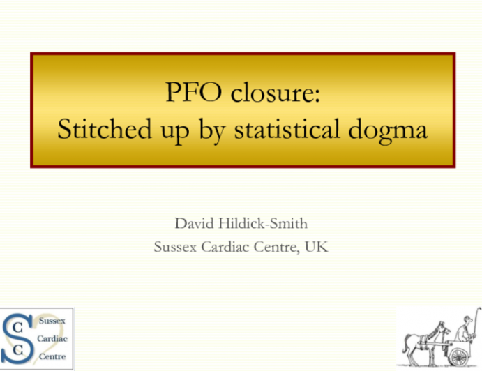 PFO Closure - Stitched up by Statistical Dogma?