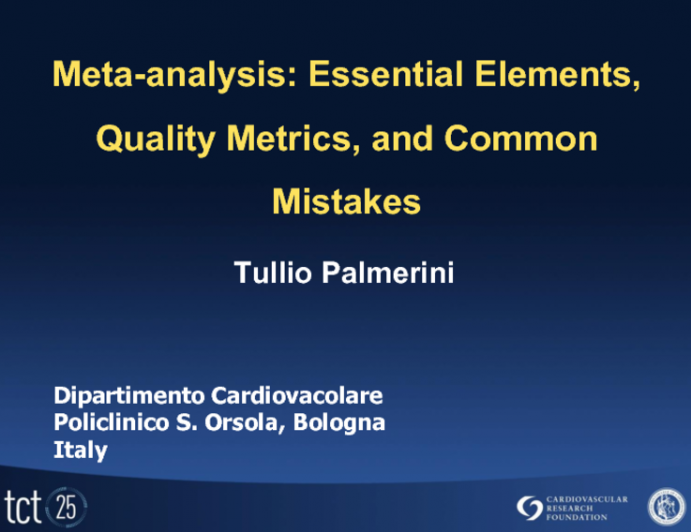 Meta-analysis: Essential Elements, Quality Metrics and Common Mistakes