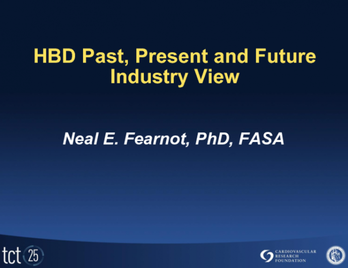 Industry View:  HBD Past, Present, and Future