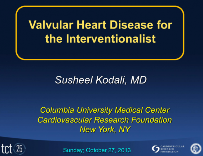 Valvular Heart Disease for the Interventionalist