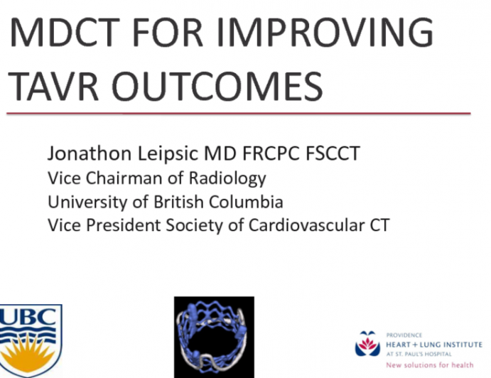 Multislice CT Essentials for TAVR