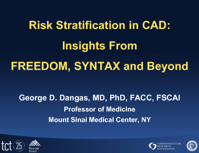 Risk Stratification in CAD: Insights From Freedom, Syntax and Beyond