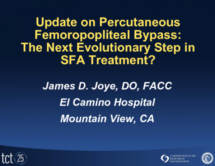 Update on Percutaneous Femoropopliteal Bypass: The Next Evolutionary Step in SFA Treatment?