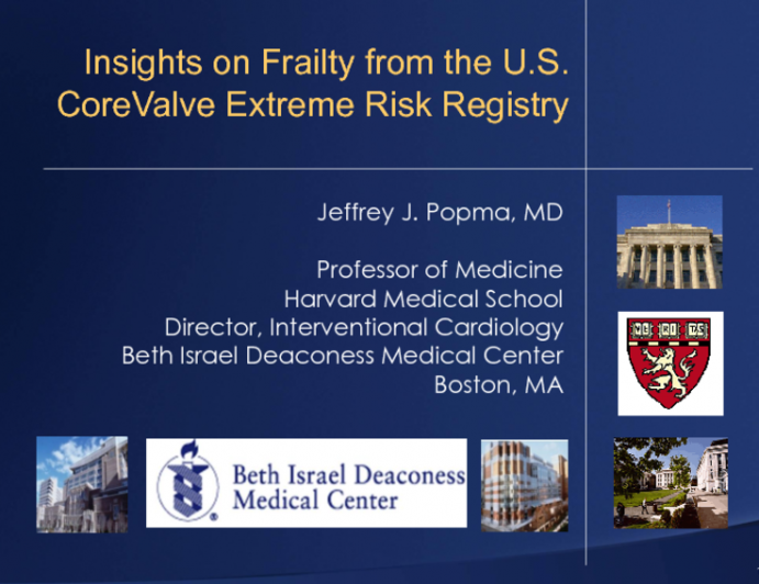 Insights on Frailty from the U.S. CoreValve Extreme Risk Registry