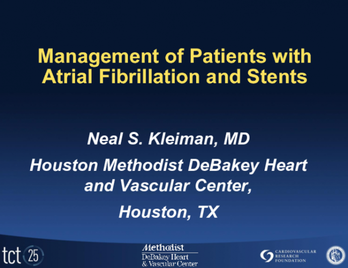Management of Patients with Atrial Fibrillation and Stents