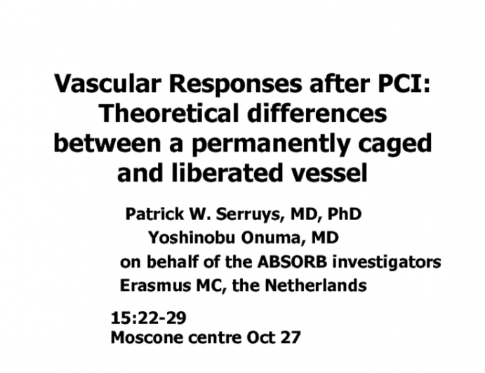 Vascular Responses after PCI: Theoretical Differences between a Permanently Caged and Liberated Vessel