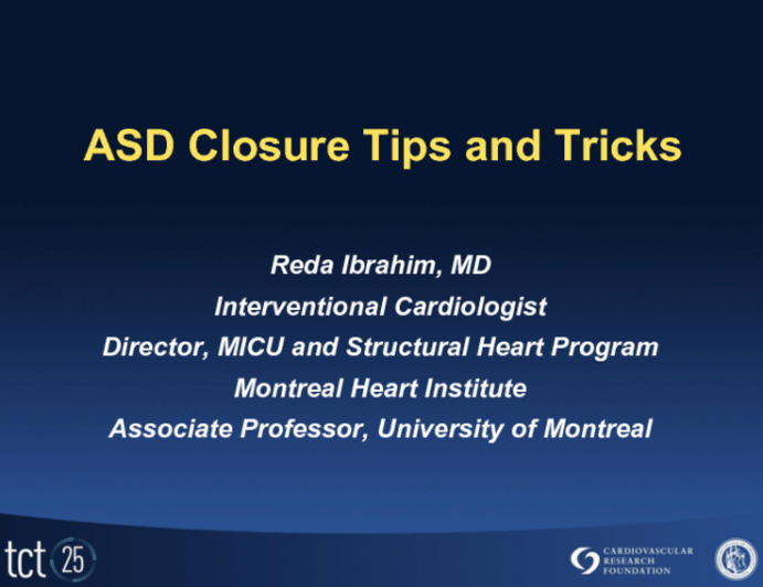 ASD Closure Tips and Tricks