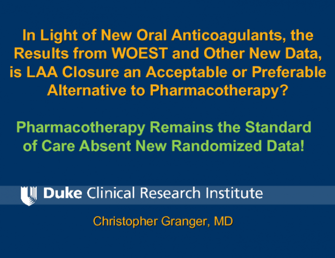 Pharmacotherapy Remains the Standard of Care Absent New Randomized Data!