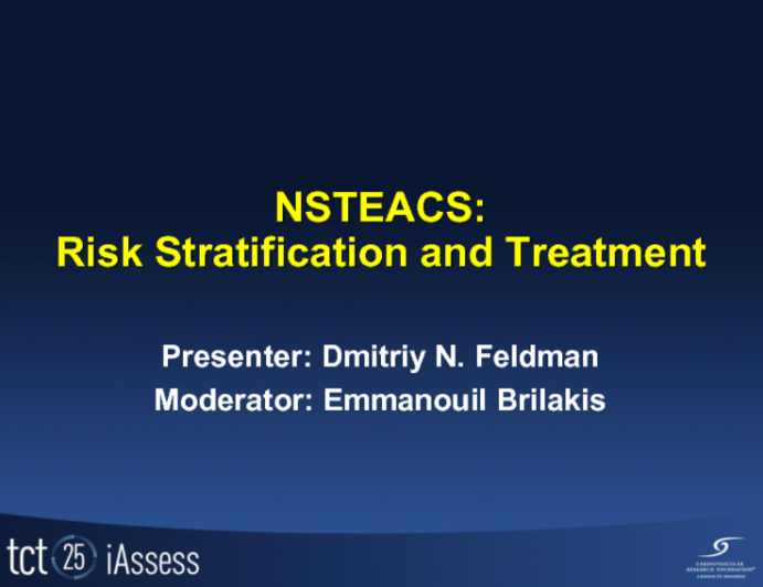 NSTEACS: Risk Stratification and Treatment