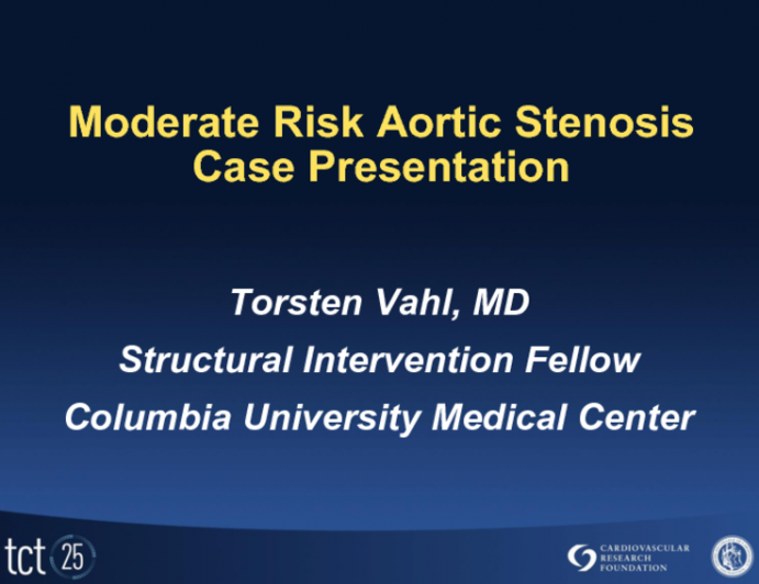 Moderate Risk AS - Case Presentation