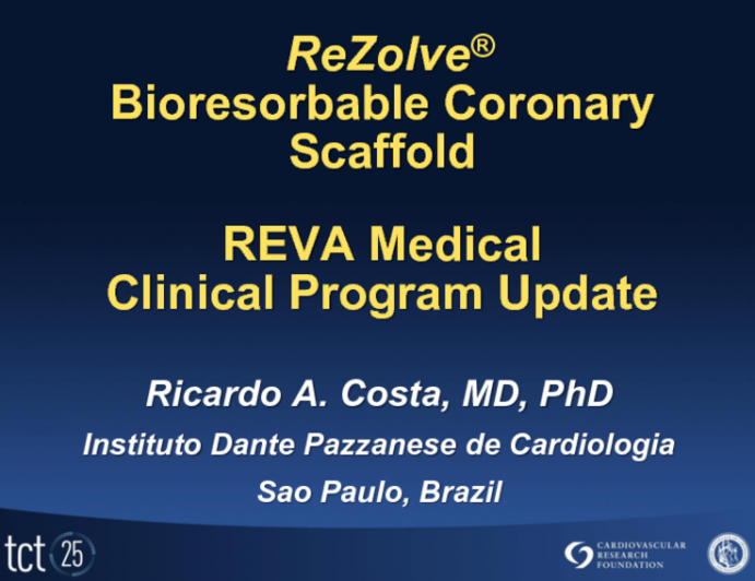 ReZolve Sirolimus-eluting BRS Based on an Iodinated Tyrosine Derivative: Device Iteration and Extended Imaging and Clinical Results