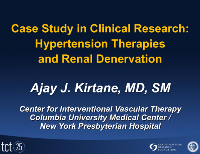 Case Presentation: Hypertension Therapies and Renal Denervation