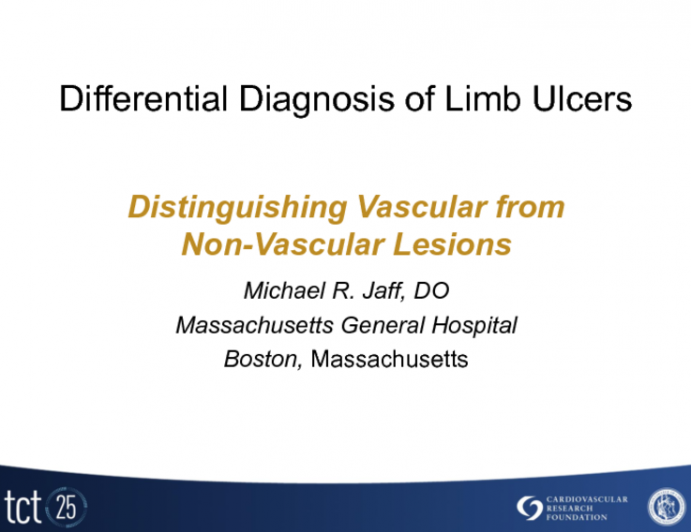 Differential Diagnosis of Lower Extremity Ulcers