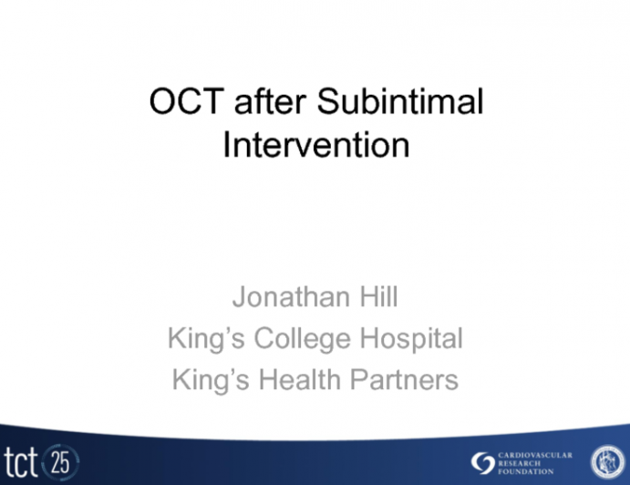 OCT after Subintimal Intervention