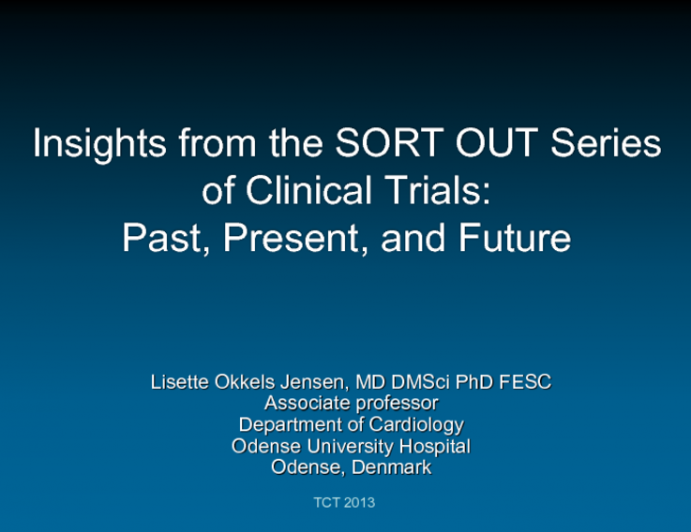 Insights from the SORT-OUT Series of Clinical Trials: Past, Present, and Future