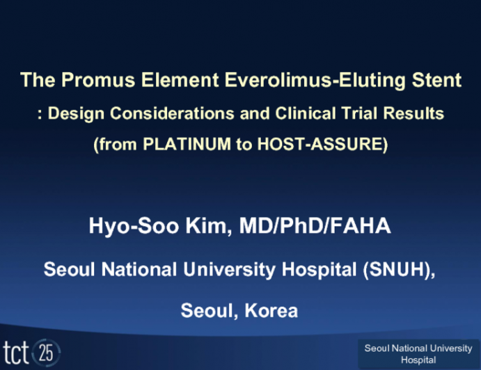 The Promus Element Everolimus-Eluting Stent: Design Considerations and Clinical Trial Results (from PLATINUM to HOST-ASSURE)