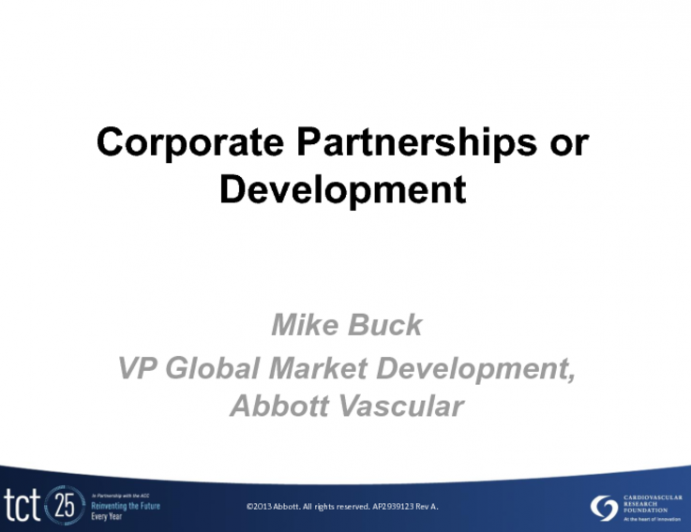 Corporate Partnerships or Development