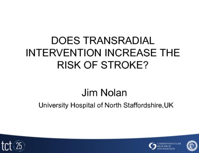 Does Transradial Intervention Increase the Risk of Stroke?