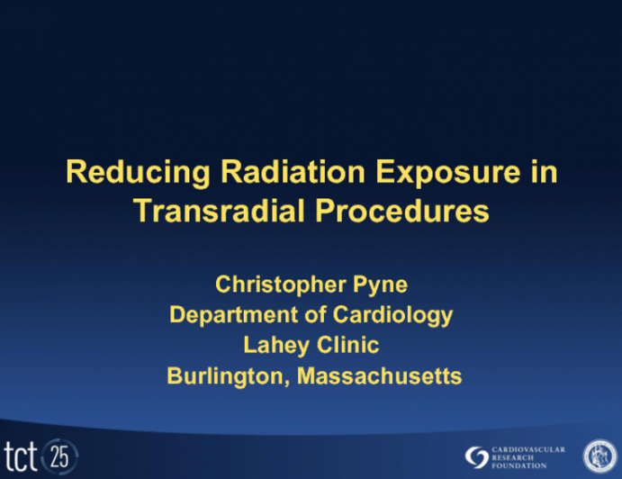 Radiation Exposure and Transradial Intervention