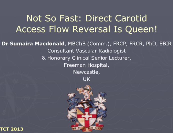 Not So Fast—Direct Carotid Access Flow Reversal Is Queen!